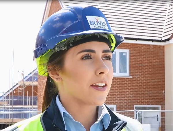 Gemma, 23, says female role models at national housebuilder are paving the way